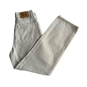 urban outfitters bdg cream baggy jeans ♡ *rare*